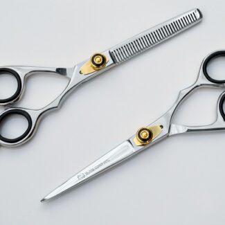 Barber Hairdressing Scissor Thinning Set Silver 6" SURGI CORP INTL