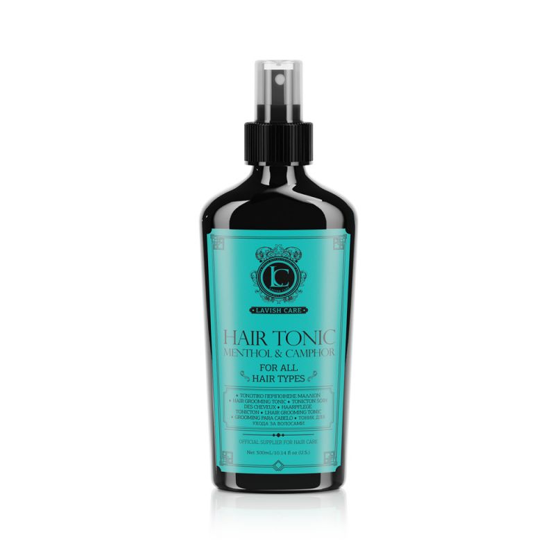 LC - Hair Tonic Menthol Camphor 300ml-800x800 Lotiune tonica mentolata pentru par Lavish Hair Care Menthol & Camphor 300 ml